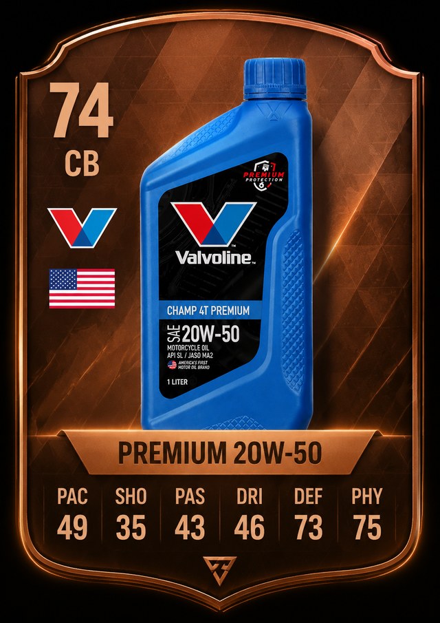 Champ 20W-50 player card