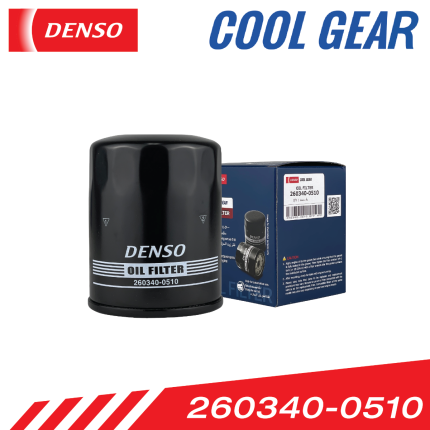 DENSO COOL GEAR Oil Filter for Toyota Camry / RAV4 / Estima / Alphard / Caldina - 260340-0510 ( 90915-YZZE2 ) 