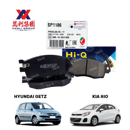 Sangsin Hi-Q Front Brake Pad for Kia Rio / Hyundai Getz - SP-1186