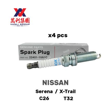 Nissan Iridium Spark Plugs for Nissan X-Trail / Serena (4PCS) - 22401-1VA1C