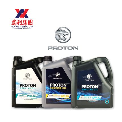 Proton Fully Synthetic, Semi Synthetic, Mineral Engine Oil ( 15w40, 10w30, 5w30 )