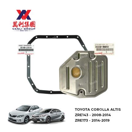 TOYOTA GENUINE Auto Transmission Filter + Gasket ( set ) for TOYOTA COROLLA ALTIS