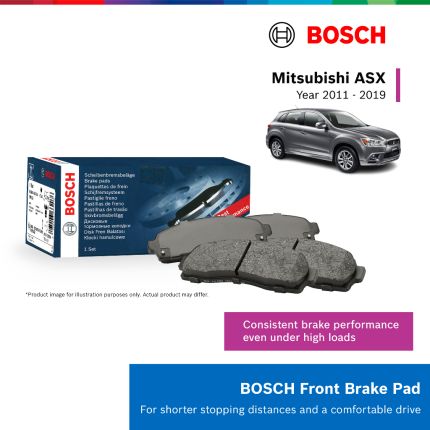Bosch Front Brake Pads for Mitsubishi ASX (2011–2019)
