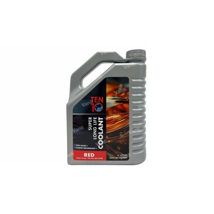 TEN Coolant Pre-mix Anti-rust Super Long Life 4L (Red) for Perodua Proton Toyota Honda