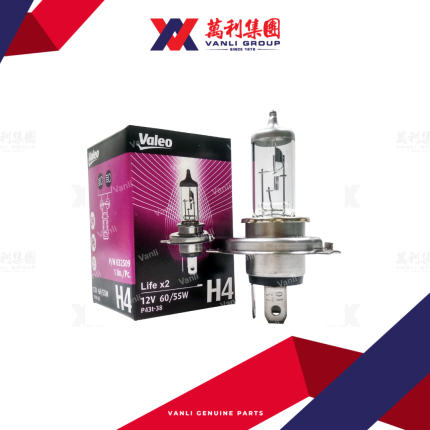  H4 halogen headlight bulb 12V 60/55W Lifex2 1 piece per box ( 032509 )