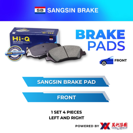 SANGSIN Brake Pad Front For Hyundai Veloster 1.6 7-Speed 2015