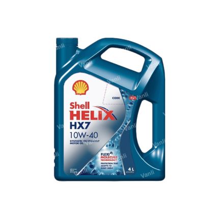 Shell Helix HX7 10W-40 Semi Synthetic Engine Oil 4L