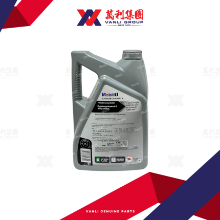 (USA) MOBIL 1 EUROPEAN CAR FORMULA FS 5W40 SP Advance Fully Synthetic Engine Oil (4.73L)