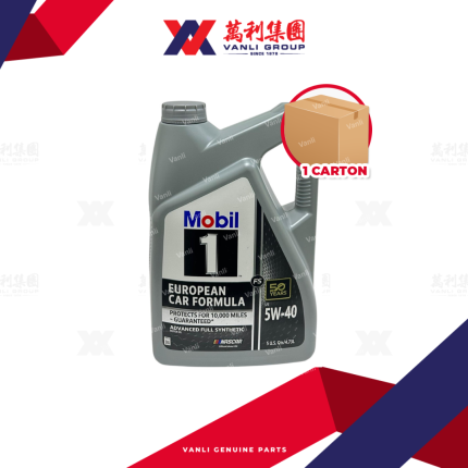 (USA) MOBIL 1 EUROPEAN CAR FORMULA FS 5W40 SP Advance Fully Synthetic Engine Oil (4.73L) 3 Bottles/Carton