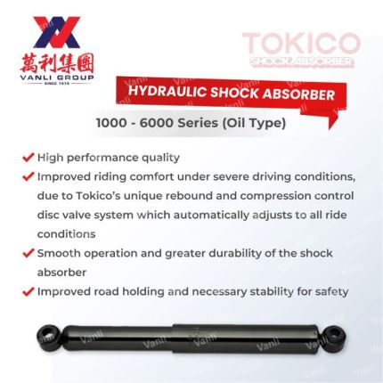 Tokico Shock Absorber Front Rear for Mitsubishi Triton KB4T