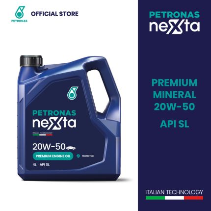 PETRONAS NEXTA 20W50 SL Mineral Engine Oil (4L) -70995K72MY