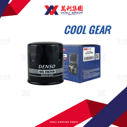DENSO COOL GEAR Oil Filter for Toyota ( 90915-YZZE1 / YZZN2 ) - 260340-0500