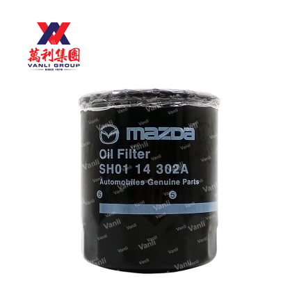 Mazda Genuine Oil Filter for Mazda 3, Mazda 5, Mazda 6, CX-5, CX-7 (Spin-on) - SH01 14 302A