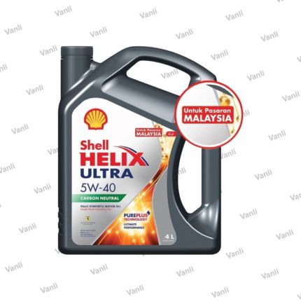 Shell Helix Ultra Engine Oil 5W40 Fully Synthetic 4L