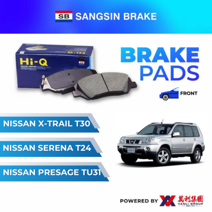 Sangsin Brake FRONT Brake Pads for NISSAN X-TRAIL / SERENA / PRESAGE - SP-1365