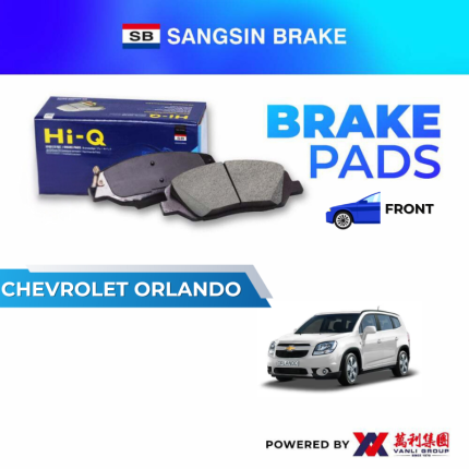 Sangsin Brake FRONT Brake Pads For CHEVROLET ORLANDO YA755 - SP-1480