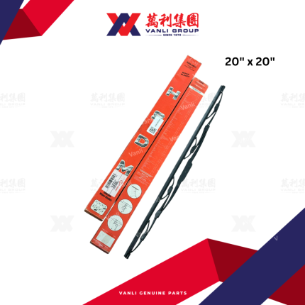 INOKOM Silicone wiper blade set 20&quot;x20&quot; (U-HOOK)