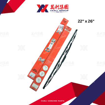 INOKOM Silicone wiper blade set 22&quot;x26&quot; (U-HOOK)