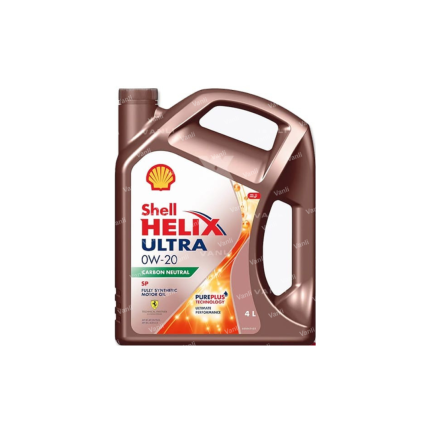 Shell Helix Ultra 0W20 SN/CF Fully Synthetic Engine Oil 4L