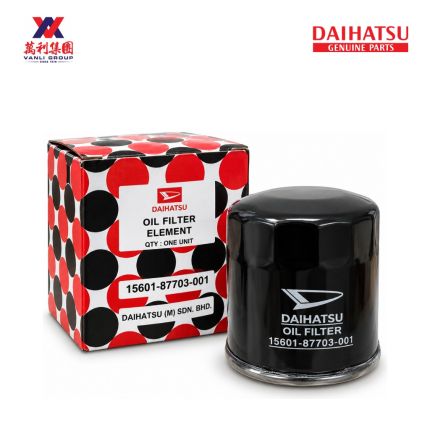 Daihatsu Genuine Oil Filter 15601-87703-001 for Perodua Axia, Bezza, Myvi, Ativa, Aruz, Alza
