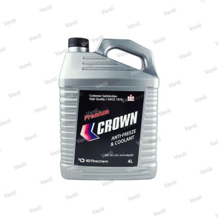 Crown Premium Anti-Freeze Coolant 4L (50% Diluted) by KD Finechem Made in Korea