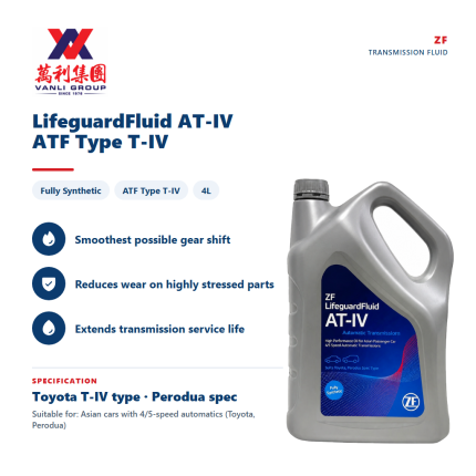 ZF LIFEGUARD AT-IV TRANSMISSION FLUID 4L | ATF | Toyota Altis Camry Wish Estima Avanza Rush Innova