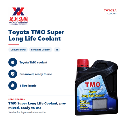 Toyota TMO Super Long Life Coolant 1L - 08889-8102