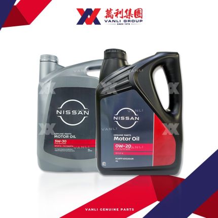 Nissan Engine Oil Fully Synthetic 5w30 / 0w20 4L For Almera Teana Serena Elgrand Livina Teana Sylphy Minyak Hitam