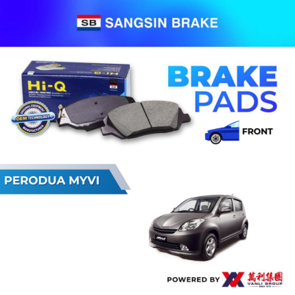 Sangsin Brake FRONT Brake Pads For PERODUA MYVI lagi best - SP-1550