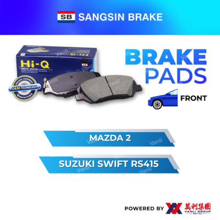 Sangsin Brake FRONT Brake Pads For MAZDA 2 ( DNY0-33-28Z ) / SUZUKI SWIFT RS415 - SP-2113