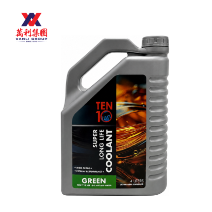 TEN Coolant Pre-mix Anti-rust Super Long Life 4L (Green) for Perodua Proton Toyota Honda