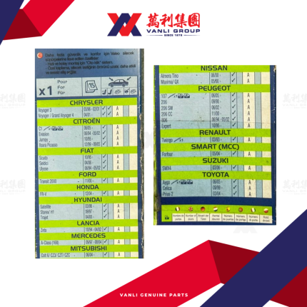 VALEO Wiper Blade Auto Clic System 650mm