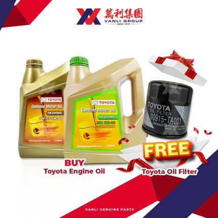 Toyota Fully Synthetic 0W20 / 5W40 Engine Oil 1L / 4L