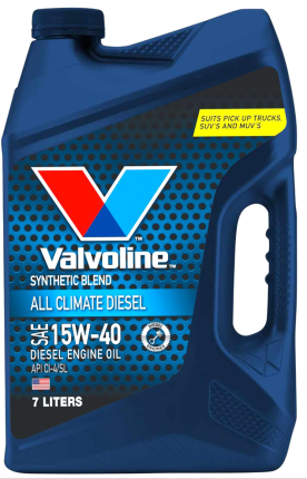 VALVOLINE ALL CLIMATE DIESEL 15W40 CI4 Semi Synthetic Engine Oil (7L)