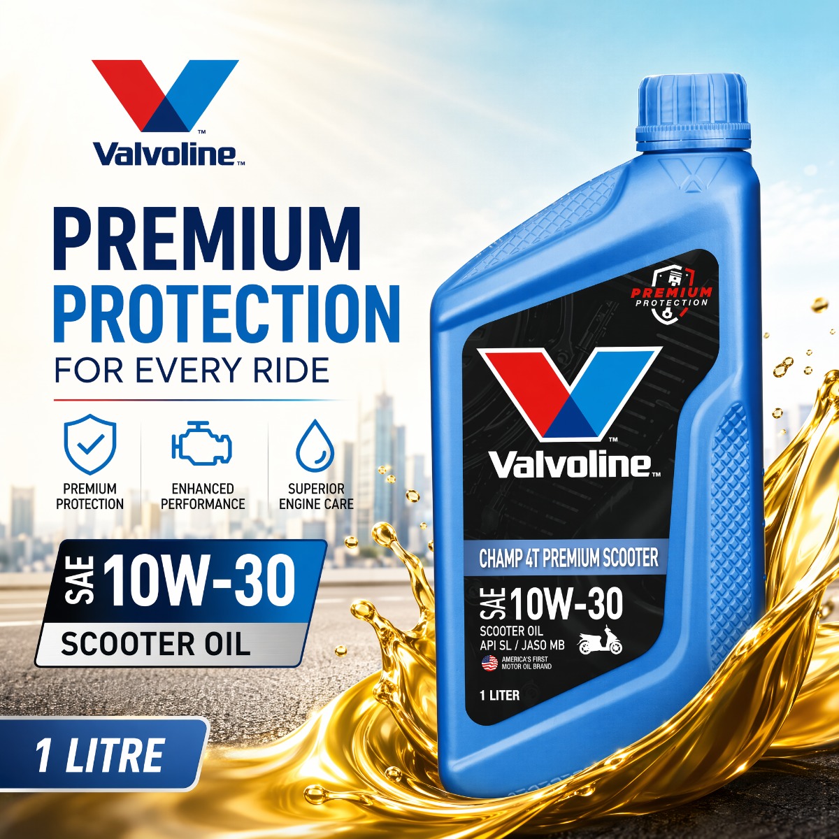 Valvoline Champ 4T Premium Scooter 10W-30