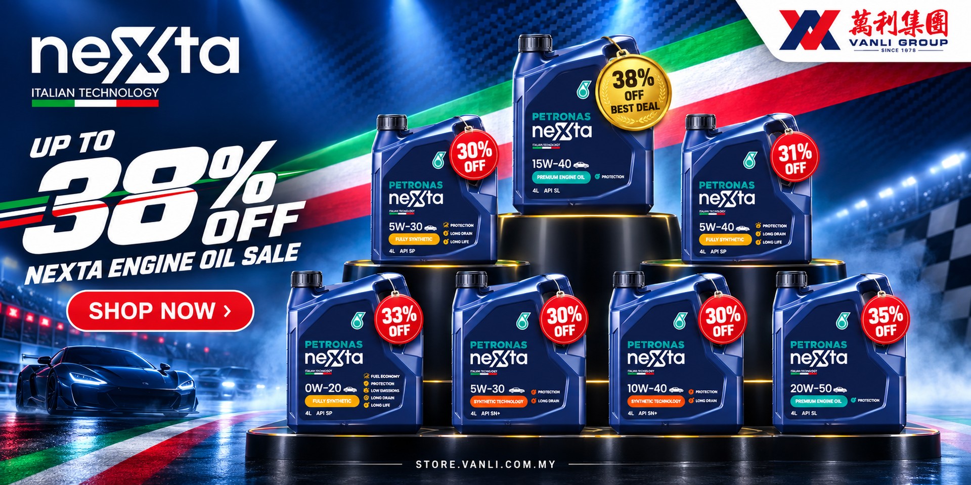 Petronas Nexta Engine Oil Sale - Up to 38% Off