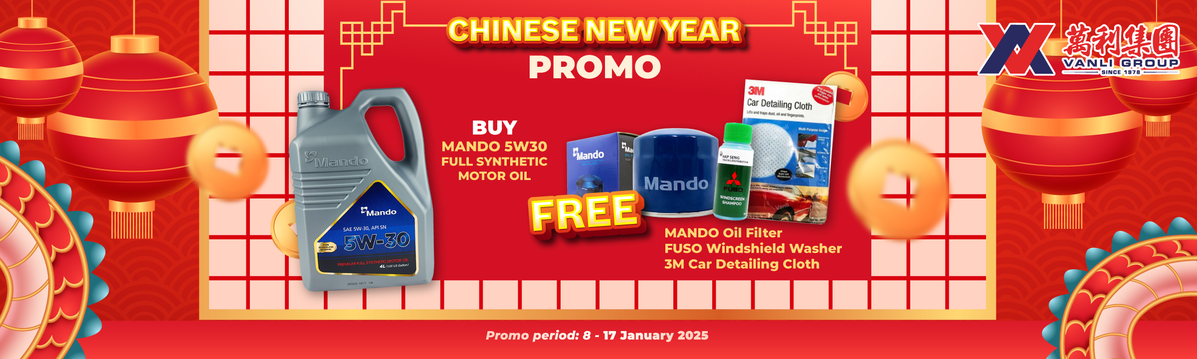 Mando CNY PROMO