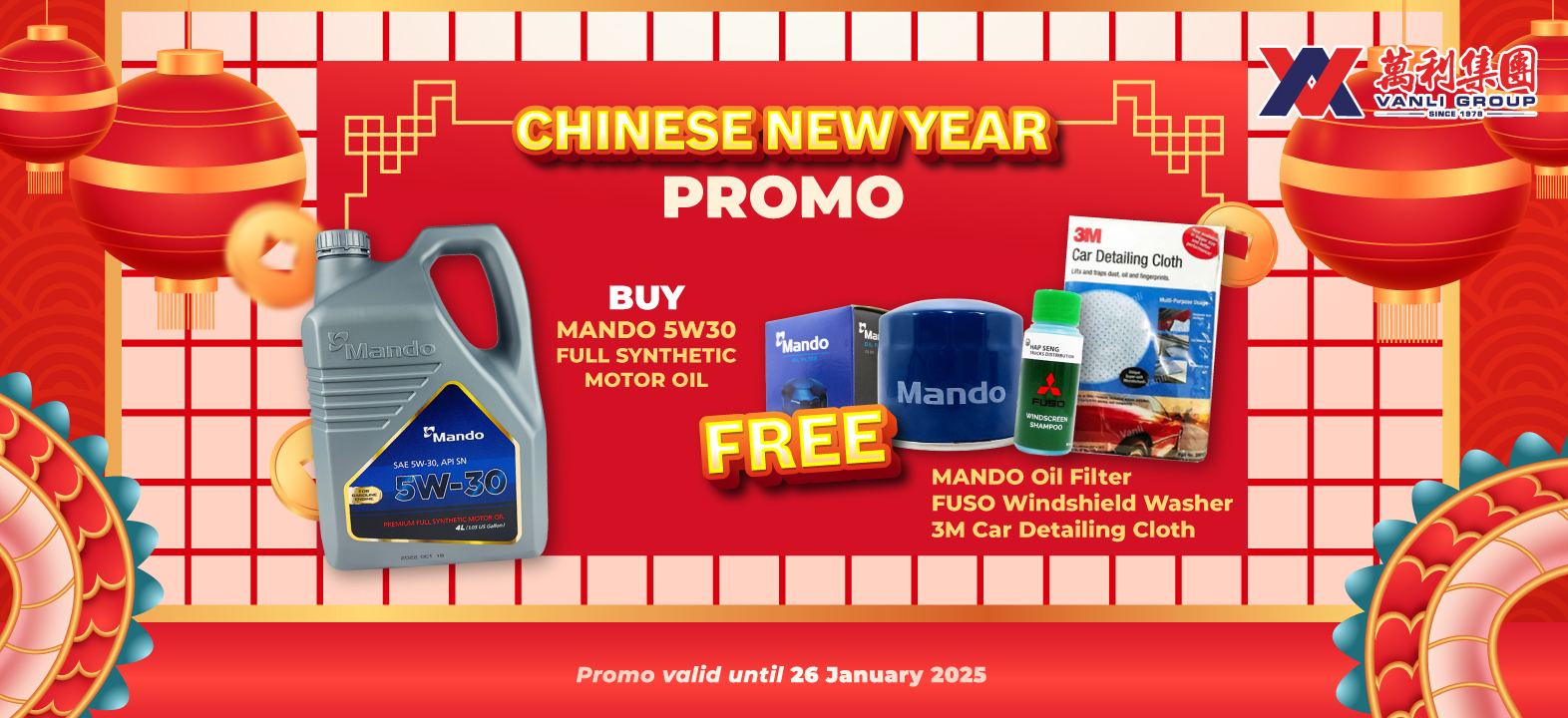 Mando CNY PROMO